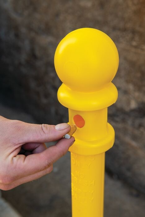 2 Gal Yellow Metal and Poly Butt Can | 1202 | Eagle