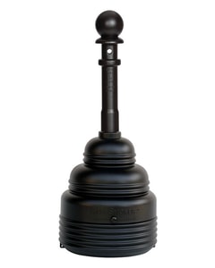 4 Gallon Outdoor Ashtray, SafeSmoker™, Black - 1208BLACK 4 Gallon Outdoor Ashtray, SafeSmoker™, Black - 1208BLACK