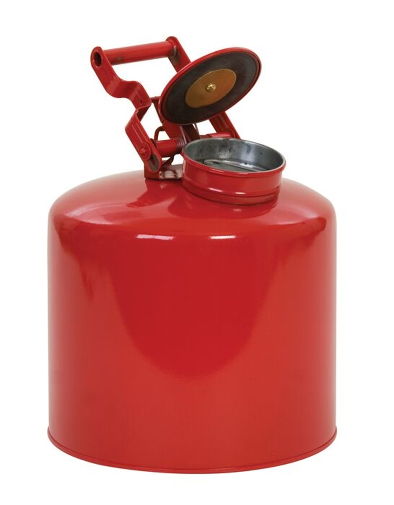 5 Gal Red Disposal Metal Safety Can Flame Arrester 1425 Eagle