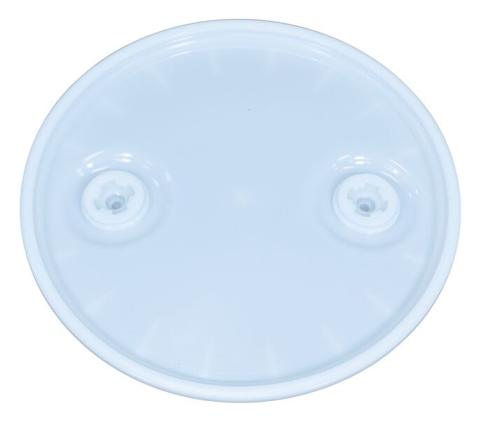 Lid Replacement With Two 2 x 2 Bung Holes for 1601 Poly Drum Barrel