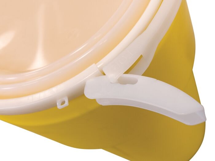 Yellow 20 Gal Lab Pack Poly Drum | Plastic Lever-Lock | 1623 | Eagle