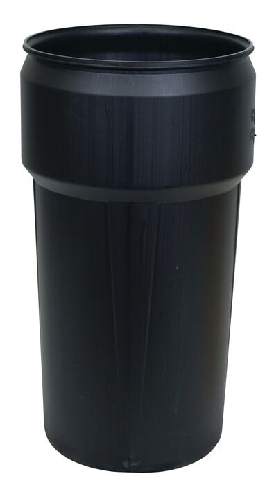 Black 20 Gal Replacement Poly Drum Barrel Open Head 1623BLKX Eagle