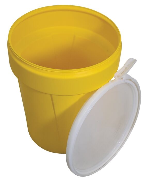 Yellow 40 Gal Lab Pack Poly Drum | Plastic Lever-Lock | 1651 | Eagle