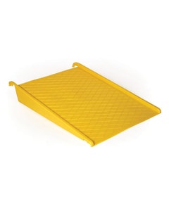 Small Pallet Ramp Poly Pallet Ramp | Black Plastic, Without Drain | 1689B | Eagle