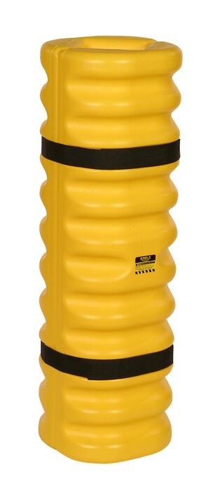 Fits 4-6" Diamond/Square Columns, Column Protector, Yellow - 1704