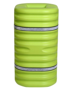 Fits 6" Square Column, Hi-Visibility Column Protector with Reflective Straps, Lime - 1706LM Fits 6" Square Column, Hi-Visibility Column Protector with Reflective Straps, Lime - 1706LM