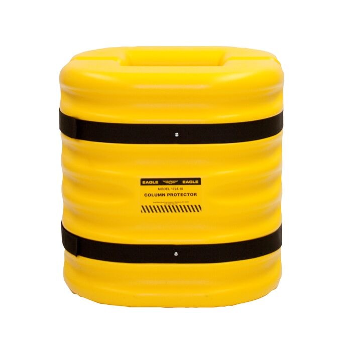 Fits 12" Square Columns, Mini Column Protector, Yellow - 172412