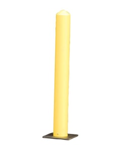 5" x 42" Plastic Bollard Post, Yellow - 1731 5" x 42" Plastic Bollard Post, Yellow - 1731