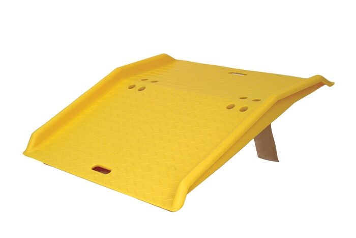 Yellow 35" W x 4" H Plastic Portable Dock Plate 1795 Eagle