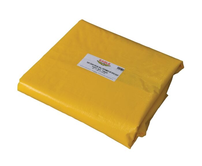 Yellow Tarp Cover Fits One IBC Containment Unit T8605 Eagle