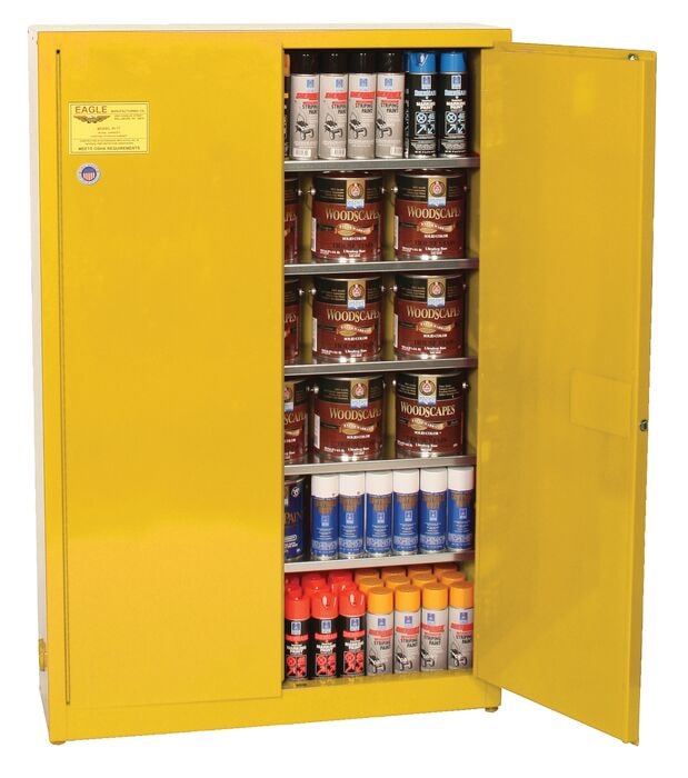30 Gallon Aerosol Can Safety Cabinet, Manual Close | Eagle YPI77X
