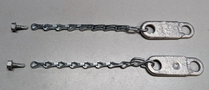 fusible links for self-close safety cabinet