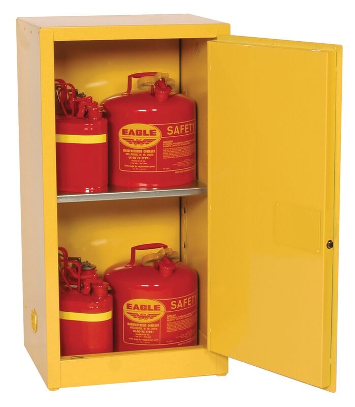 小物 N STORE22AWneighborhood CHAMBER EAGLE 12 Gallon Fire Cabinet, 1 Shelf, 1 Door, Self Close, Space