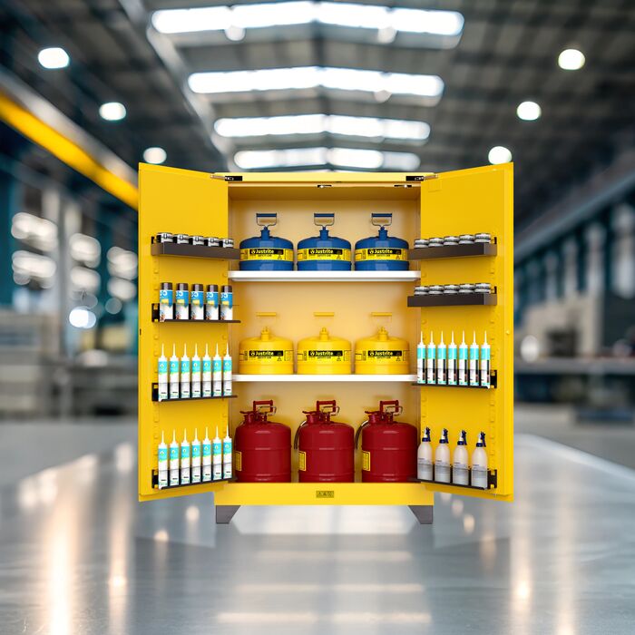 U894520 utili-guard flammable cabinet in warehouse